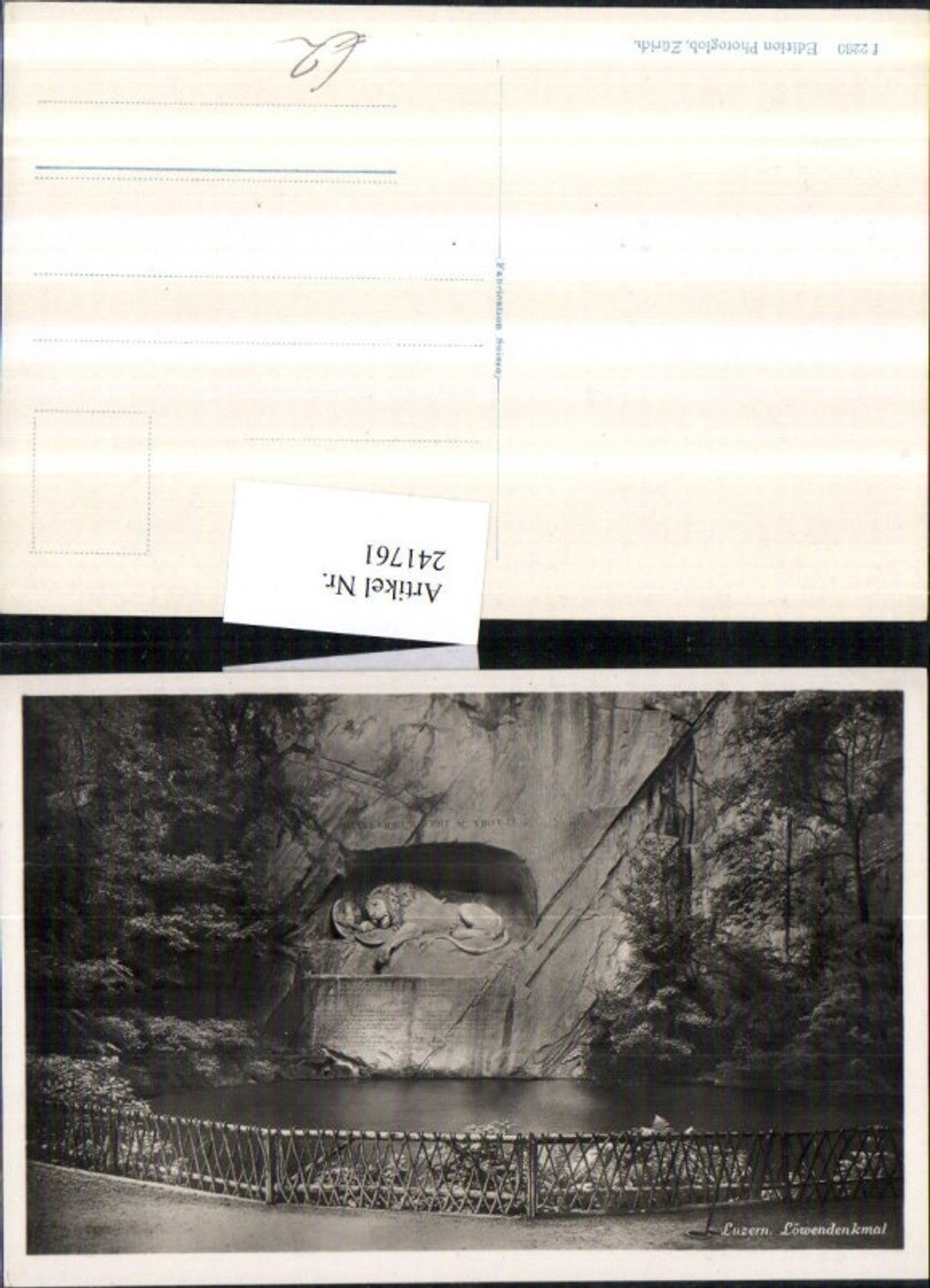 Alte Ansichtskarte – Old Postcard