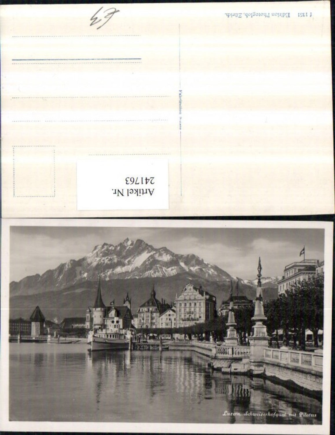 Alte Ansichtskarte – Old Postcard
