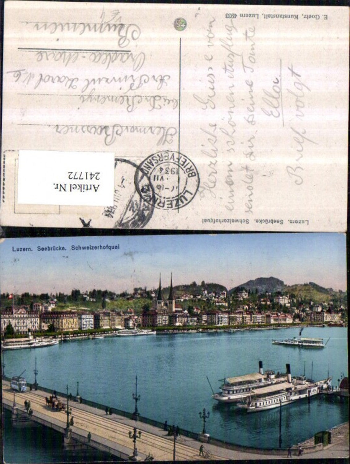 Alte Ansichtskarte – Old Postcard