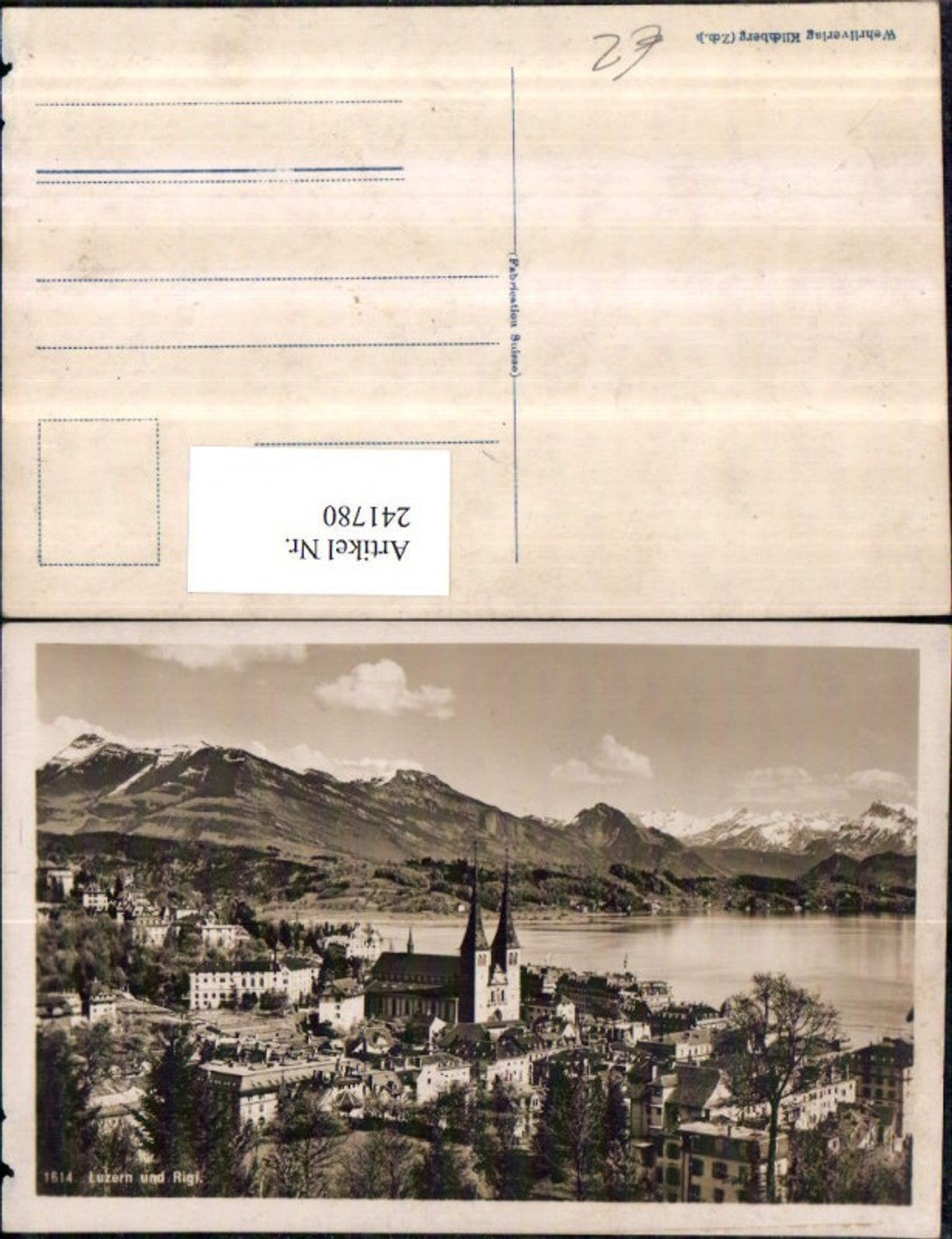 Alte Ansichtskarte – Old Postcard