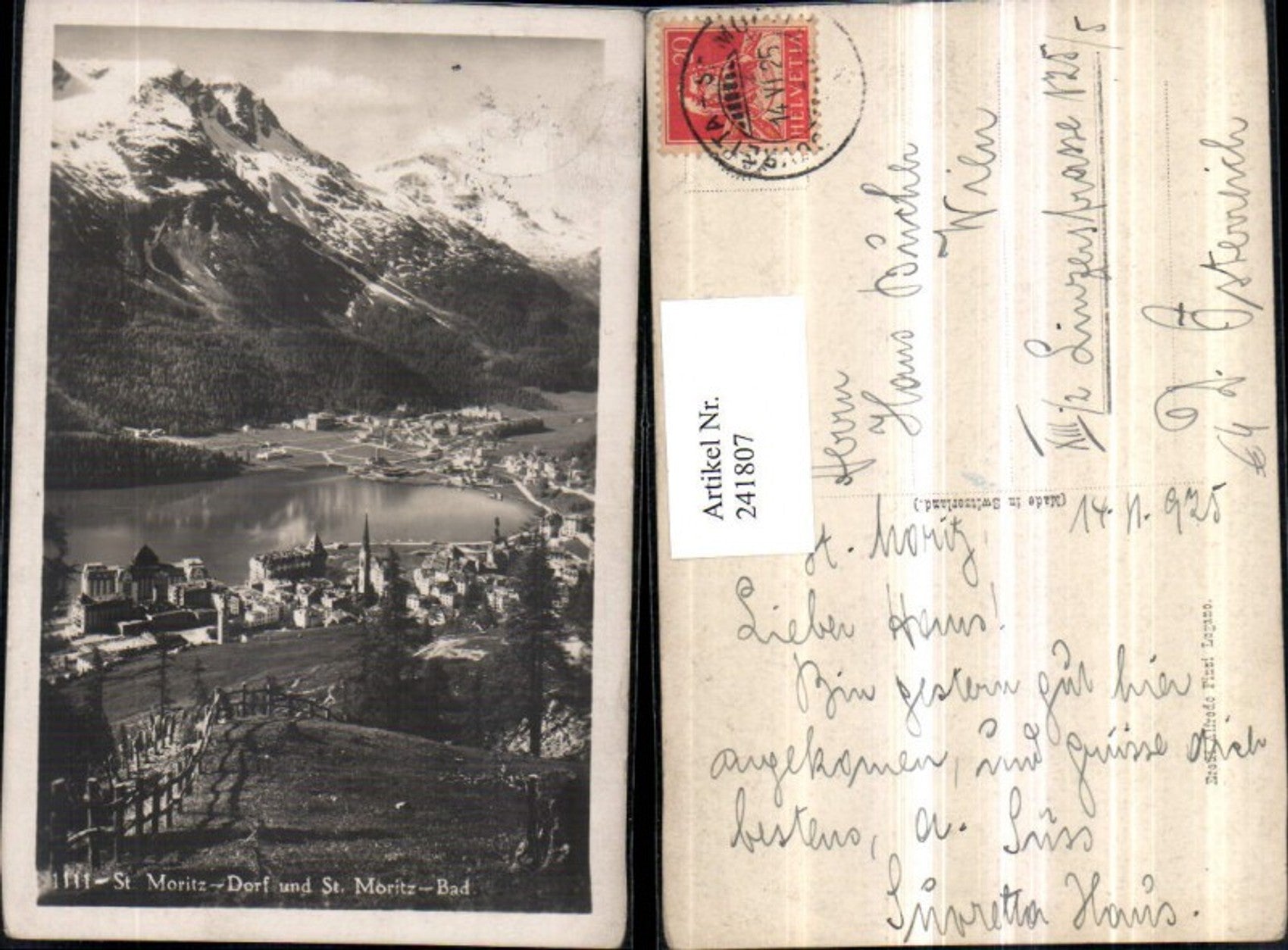 Alte Ansichtskarte – Old Postcard