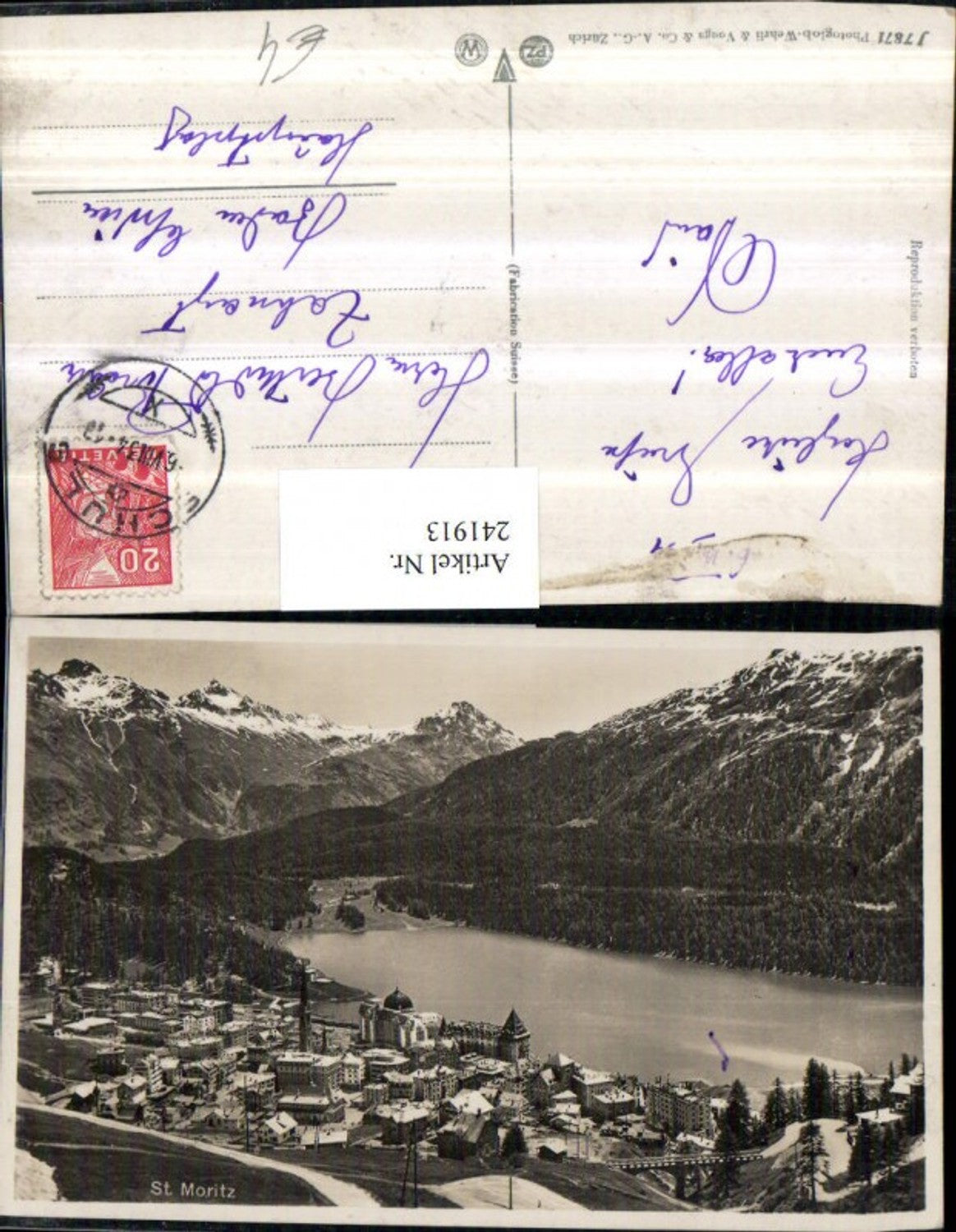 Alte Ansichtskarte – Old Postcard