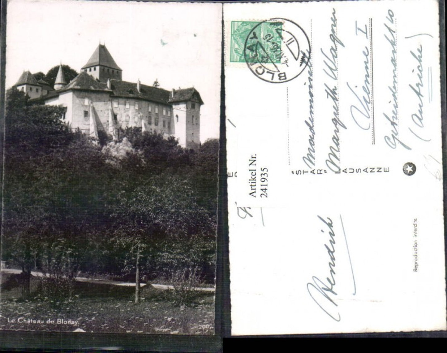 Alte Ansichtskarte – Old Postcard