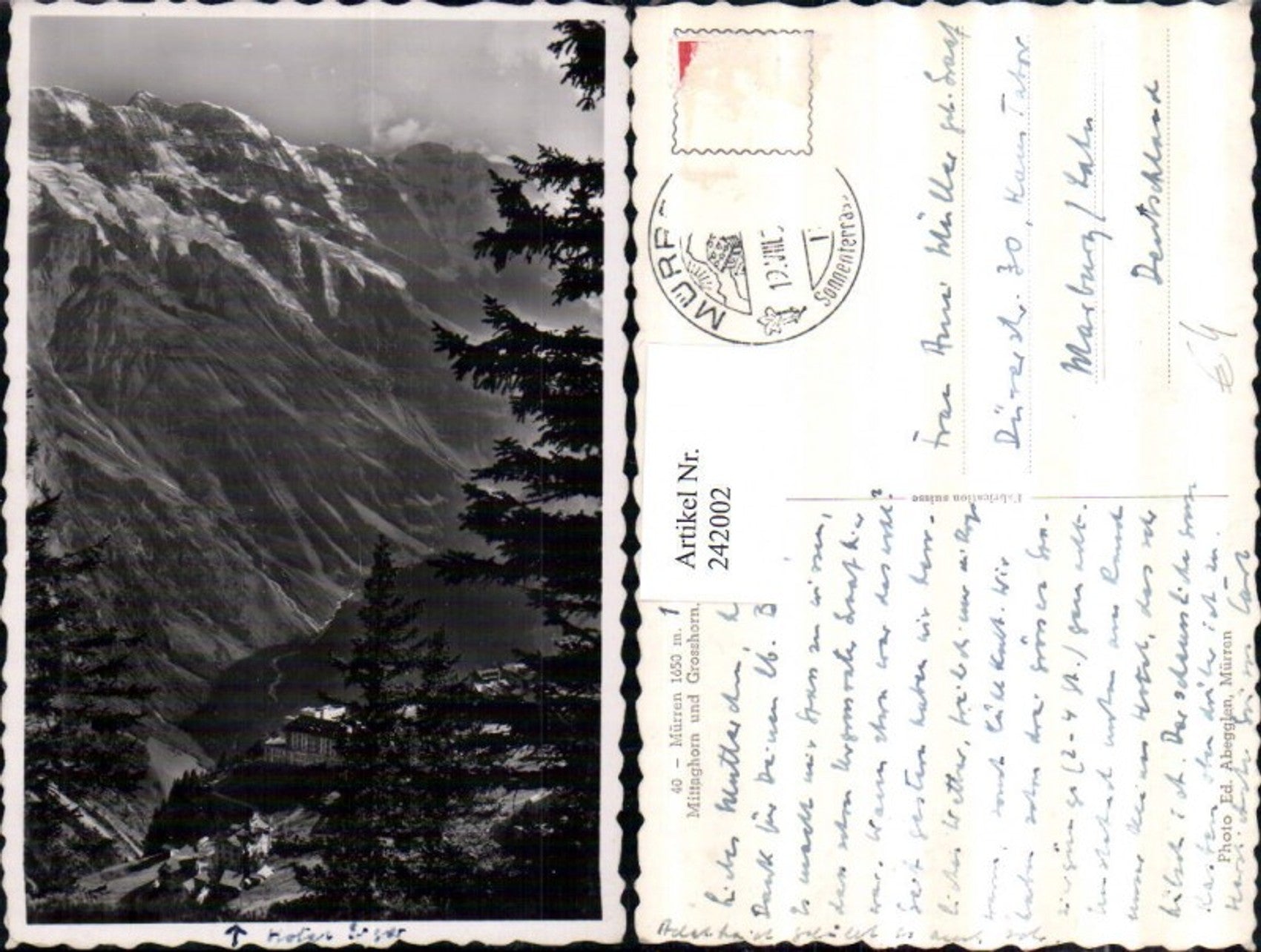 Alte Ansichtskarte – Old Postcard