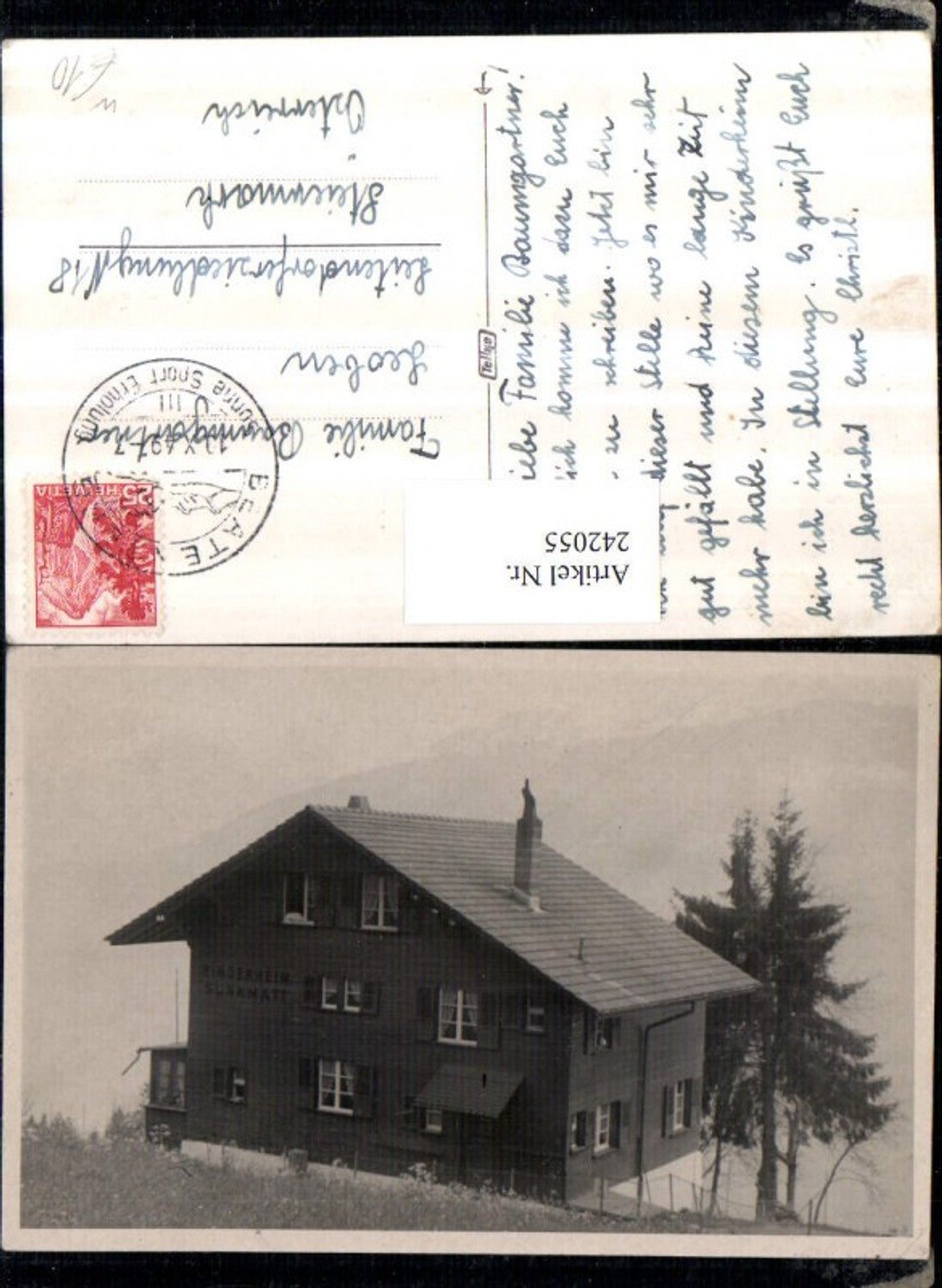 Alte Ansichtskarte – Old Postcard