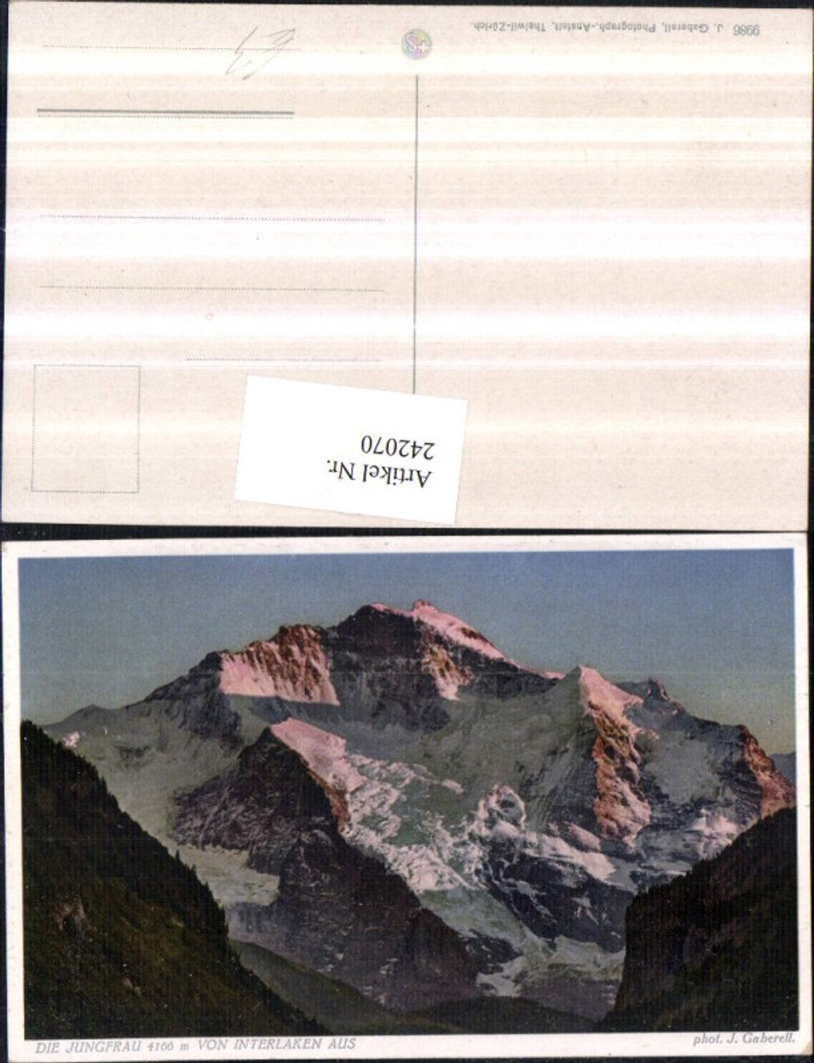 Alte Ansichtskarte – Old Postcard