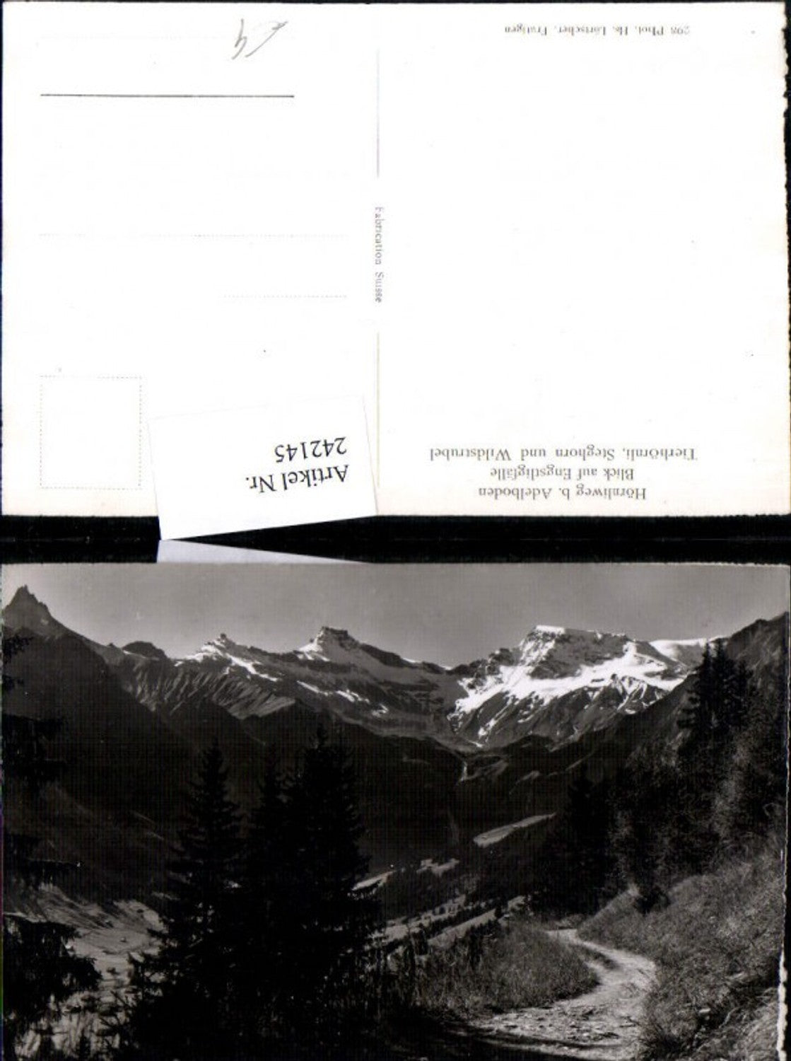Alte Ansichtskarte – Old Postcard
