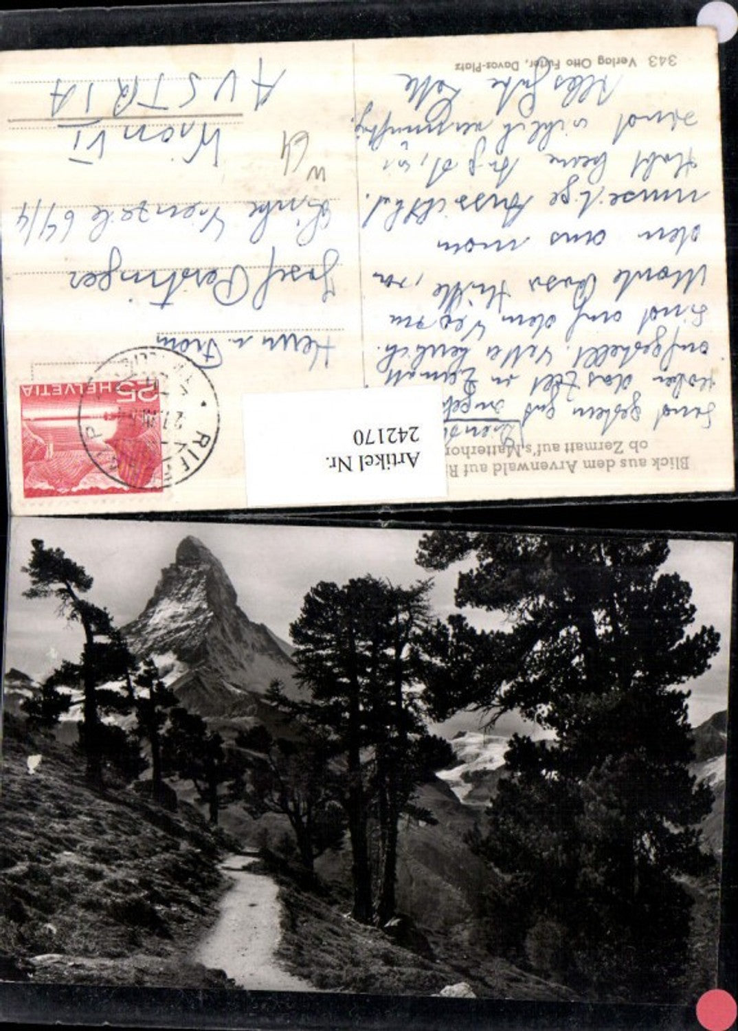 Alte Ansichtskarte – Old Postcard