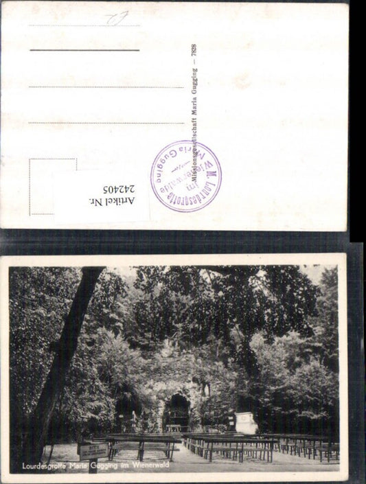 242405,Lourdesgrotte b. Maria Gugging im Wienerwald