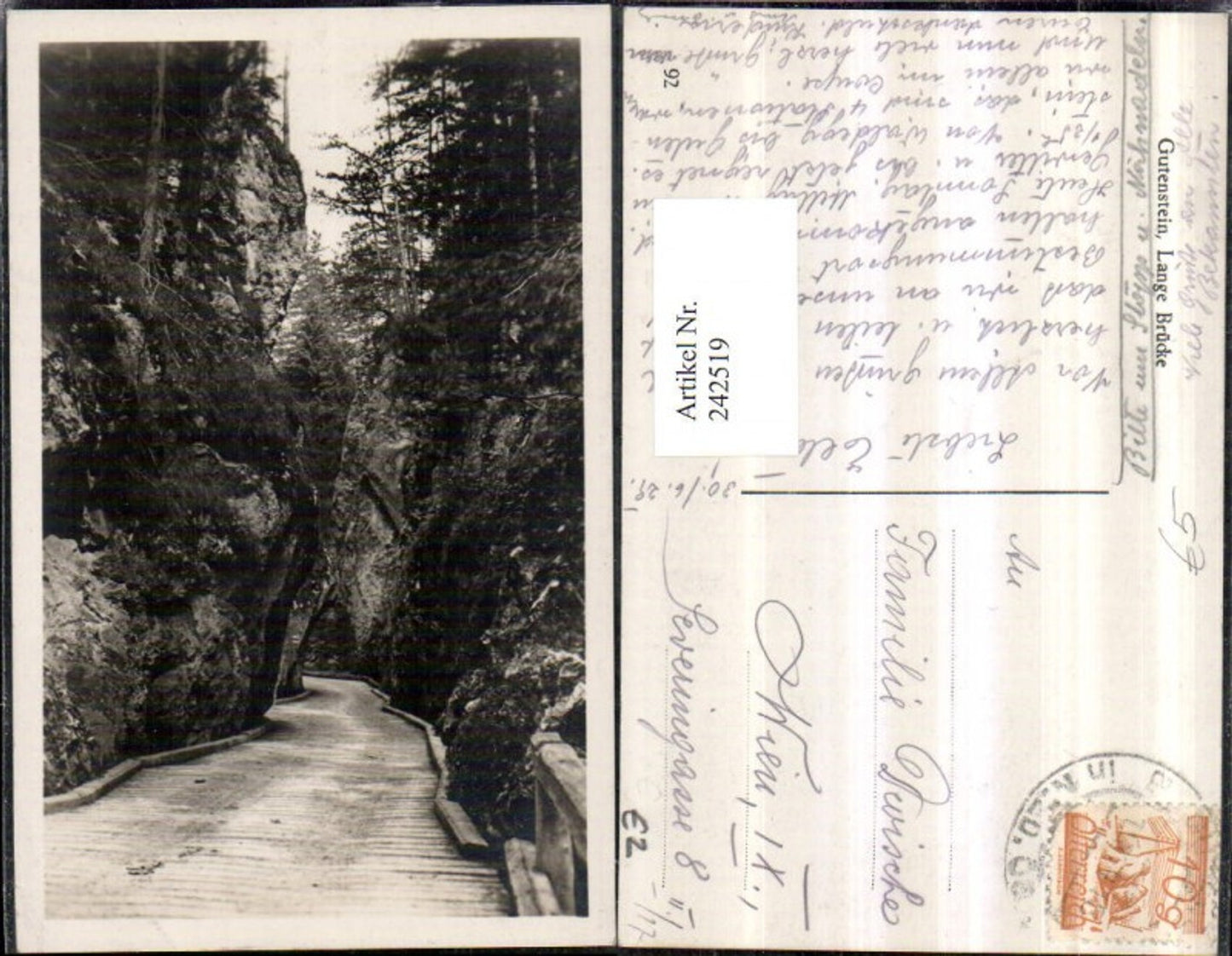 Alte Ansichtskarte – Old Postcard