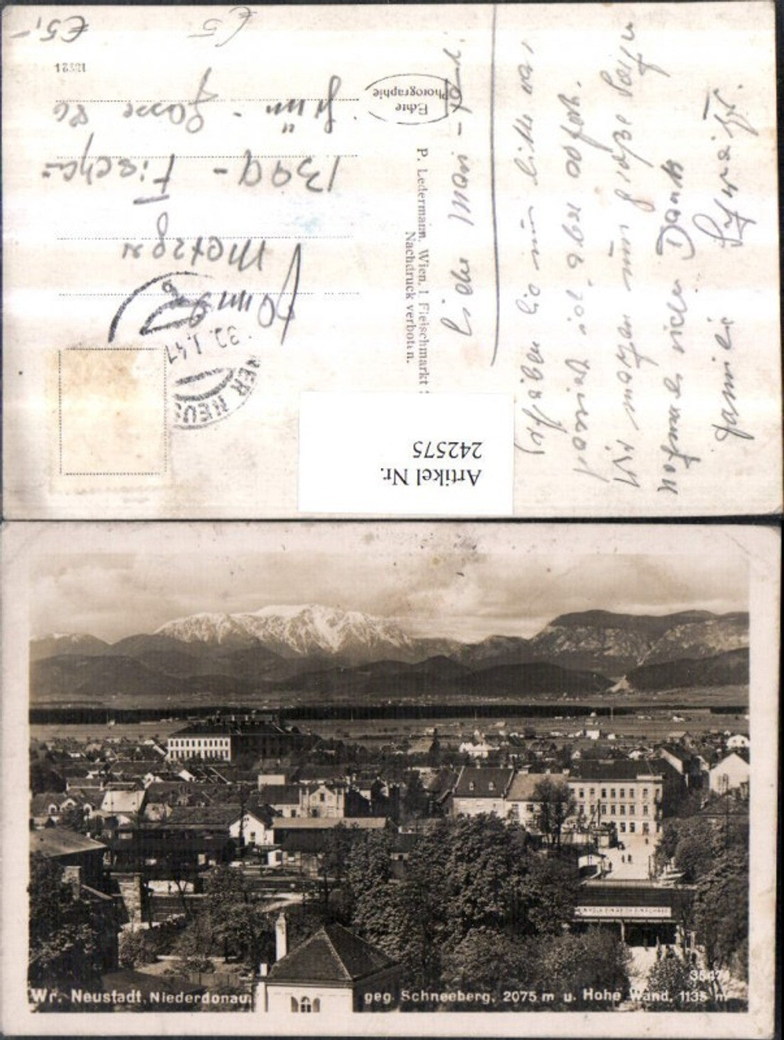 Alte Ansichtskarte – Old Postcard