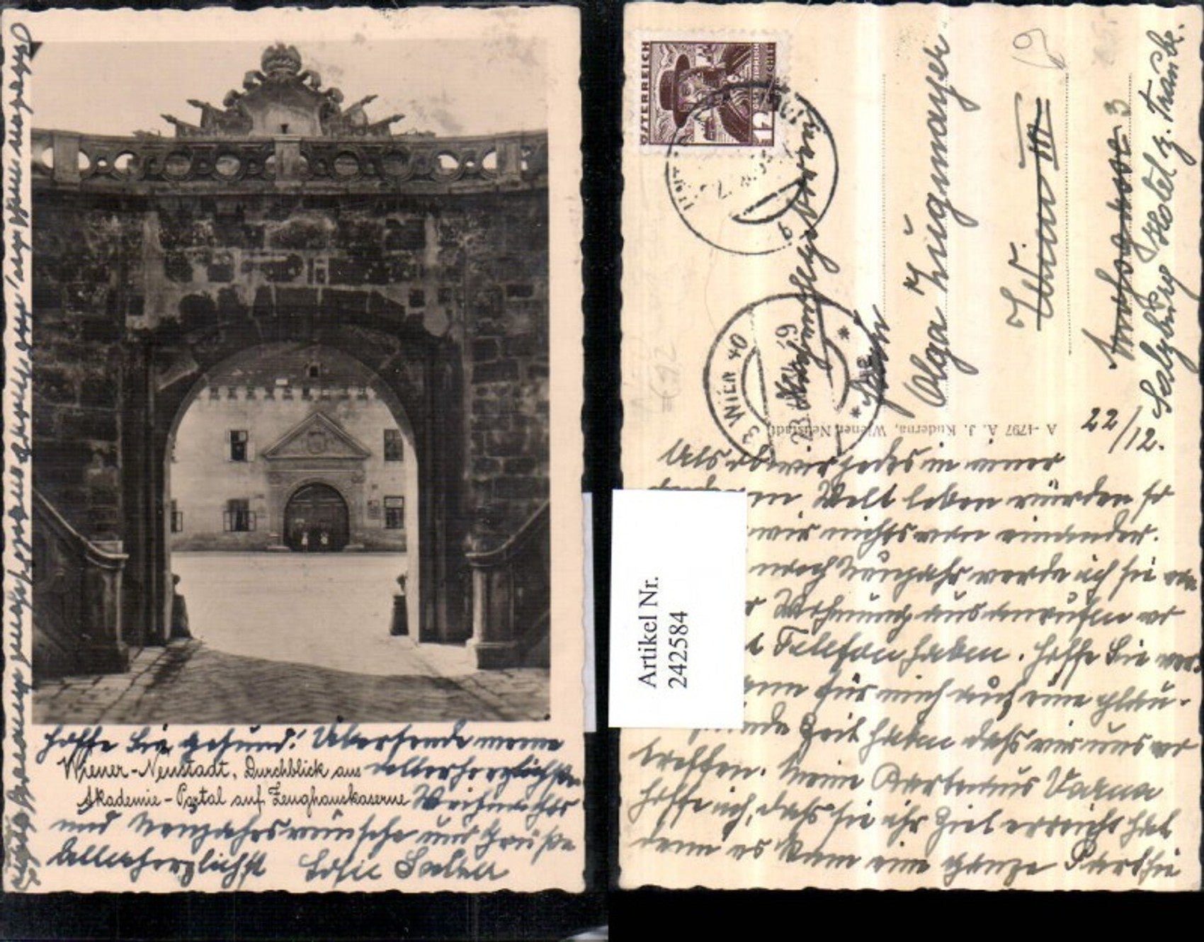 Alte Ansichtskarte – Old Postcard