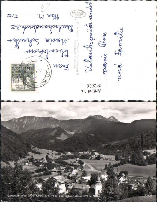 242636,Göstling an d. Ybbs Totale geg. Dürrenstein