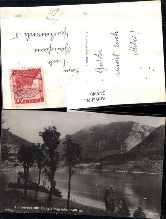 242640,Lunz a. See Lunzersee m. Scheiblingstein