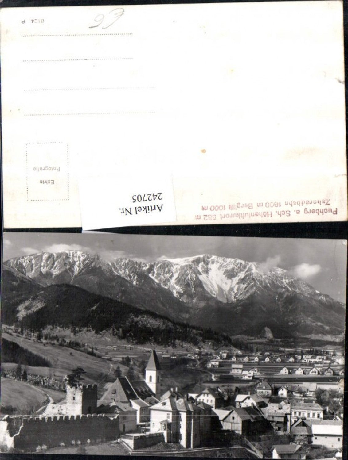 242705,Puchberg a. Schneeberg Totale