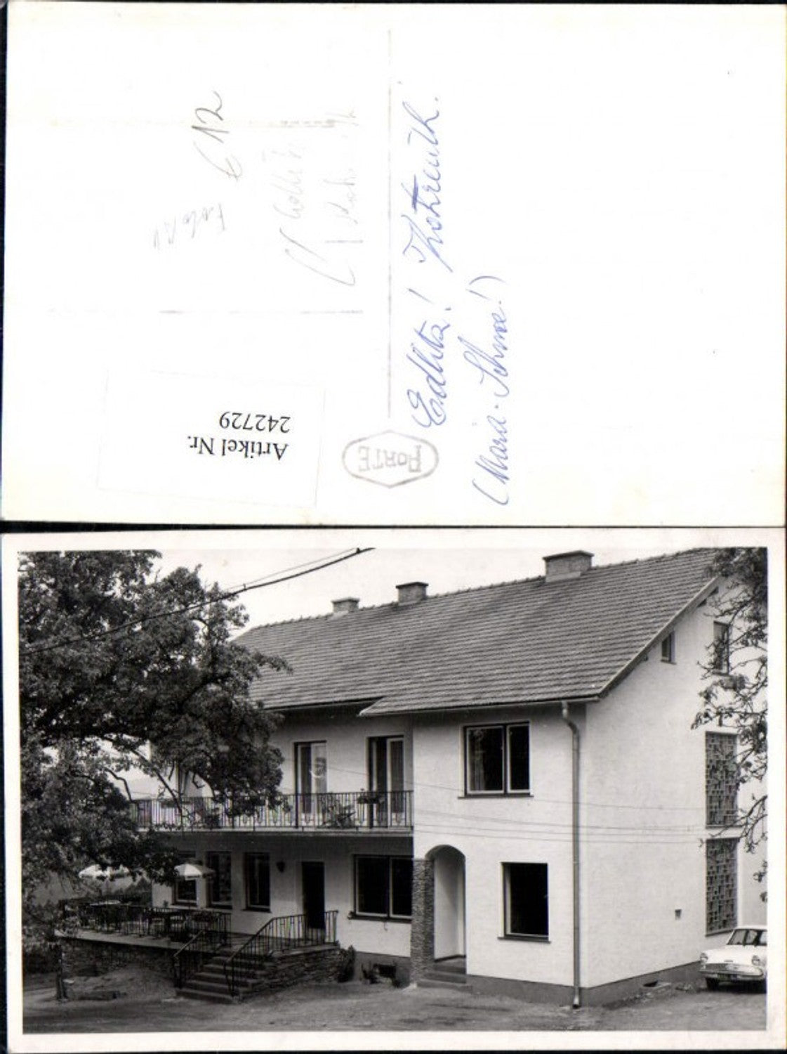 242729,Foto AK Edlitz Kohlreuth Maria-Schnee Hausansicht