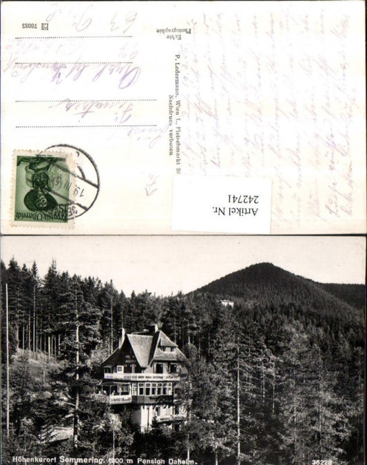 242741,Semmering Pension Daheim