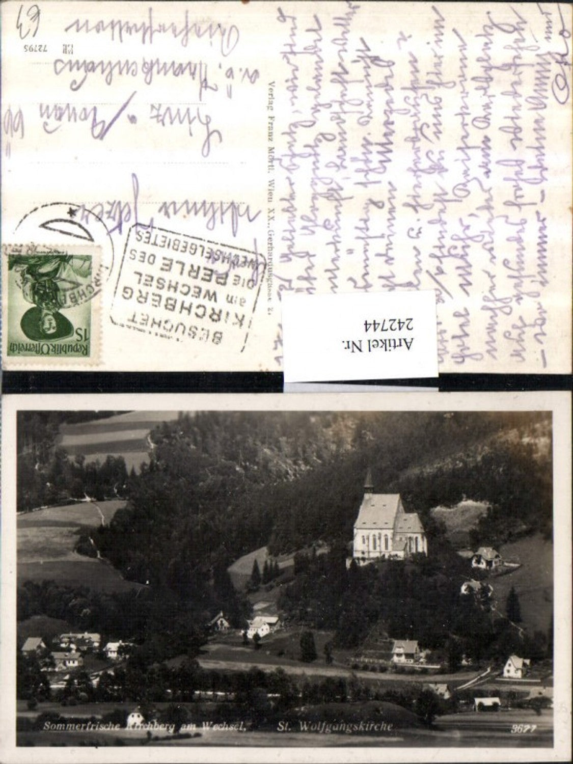 242744,Kirchberg a.Wechsel St. Wolfgangskirche Kirche