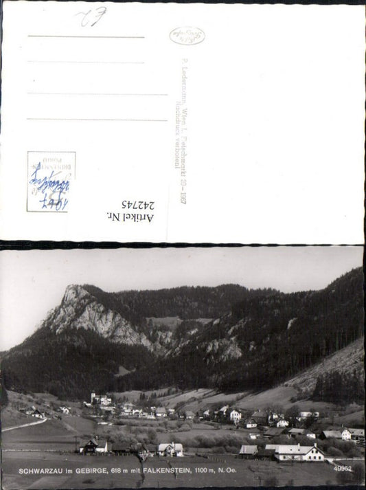 242745,Schwarzau im Gebirge Totale m. Falkenstein
