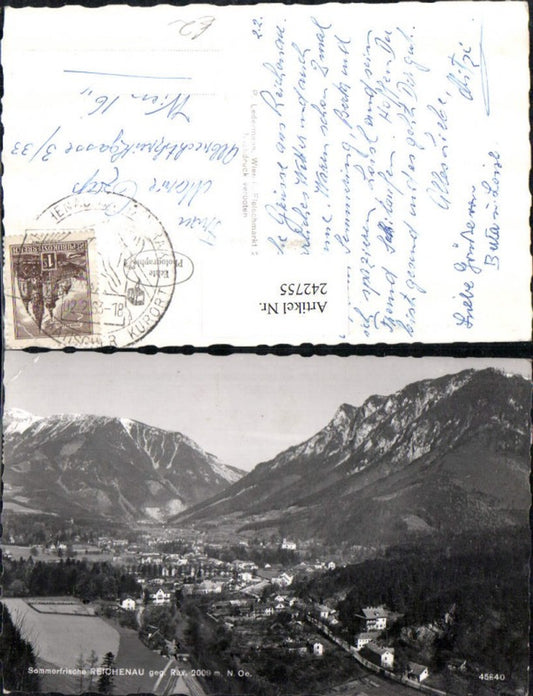 242755,Reichenau Totale geg. Rax