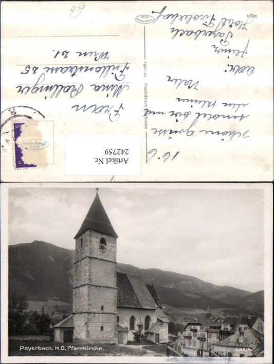 242759,Payerbach Pfarrkirche Kirche