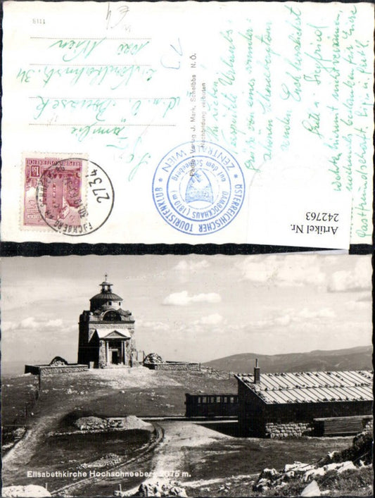 242763,Elisabethkirche am Hochschneeberg b. Puchberg