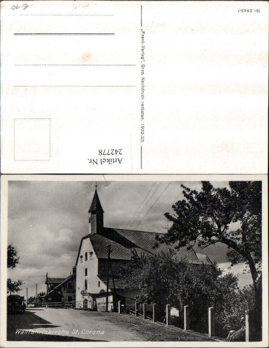 242778,St. Corona a. Wechsel Wallfahrtskirche Kirche