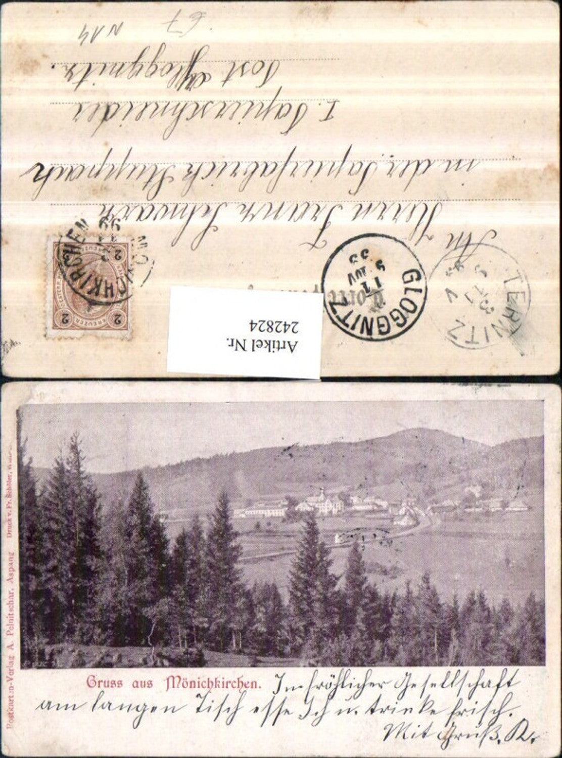 242824,Gruß aus Mönichkirchen Totale