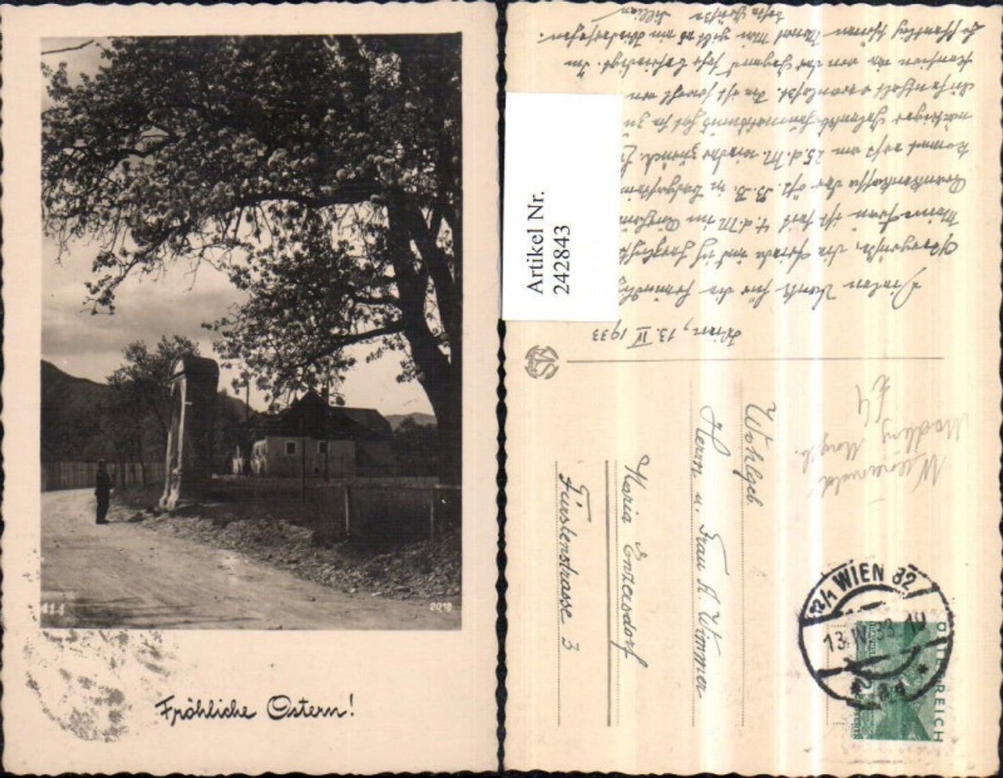 242843,Wienerwald Mödling Umgebung Partie Bildstock Straße