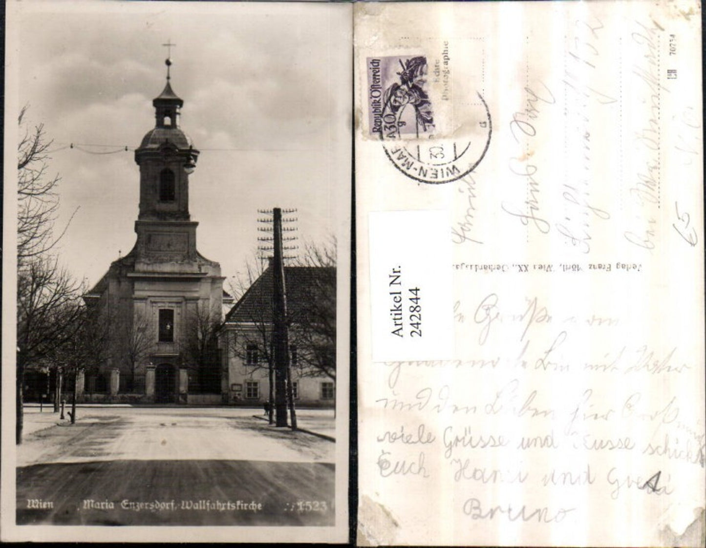 242844,Wien Maria Enzersdorf Wallfahrtskirche Kirche