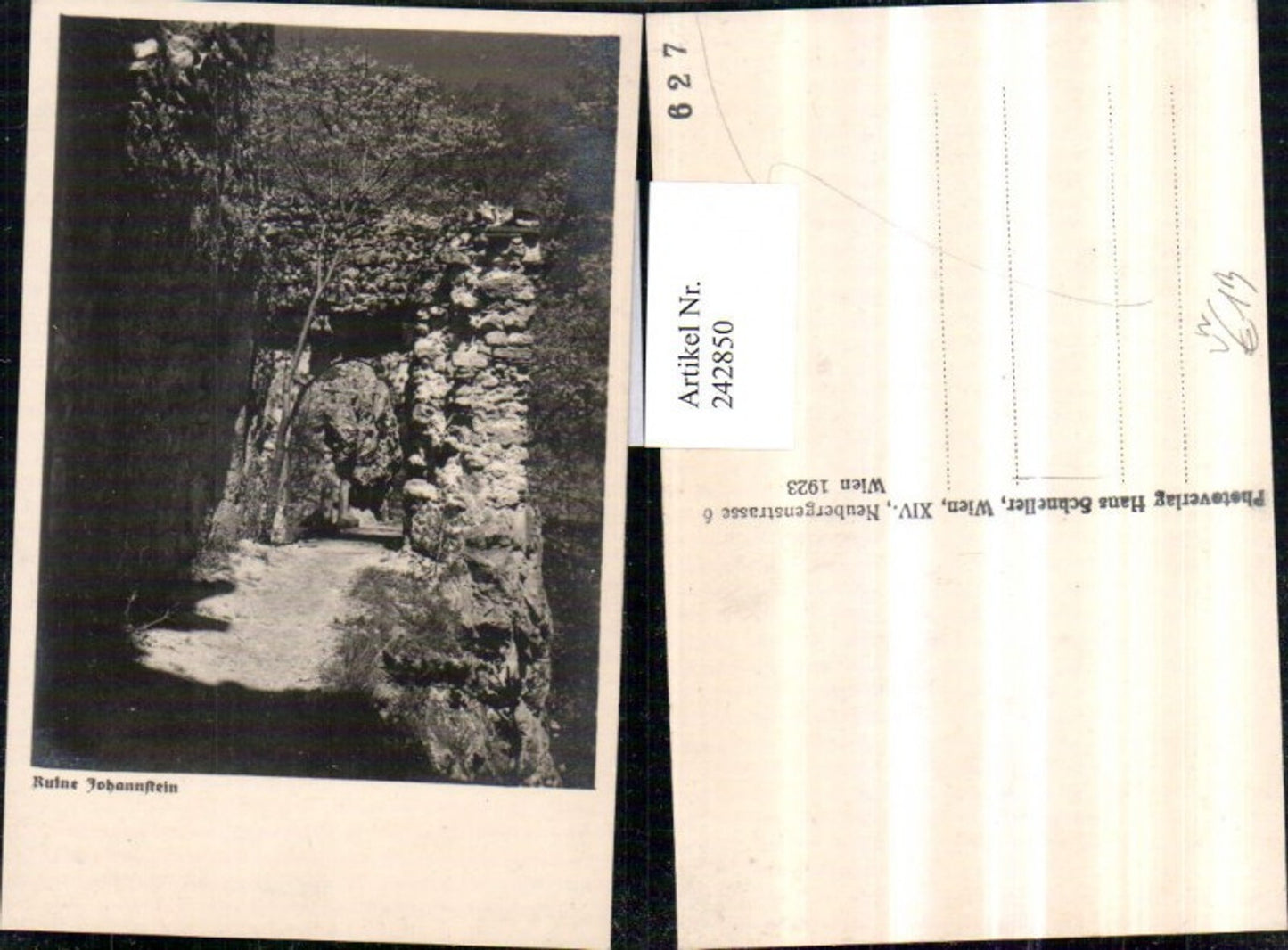 242850,Ruine Johannstein b. Sparbach Hinterbrühl Mödling pub Hans Schneller 627