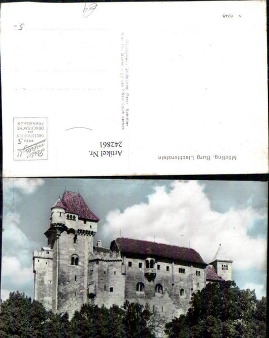 242861,Mödling Burg Liechtenstein