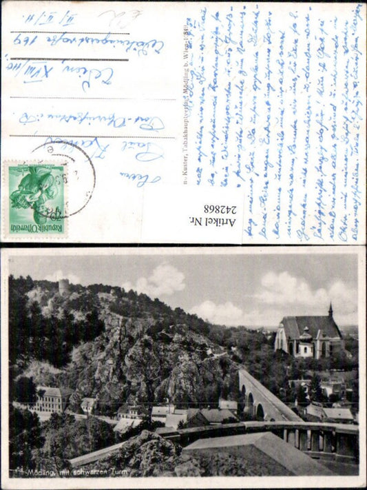 242868,Mödling m. Schwarzen Turm