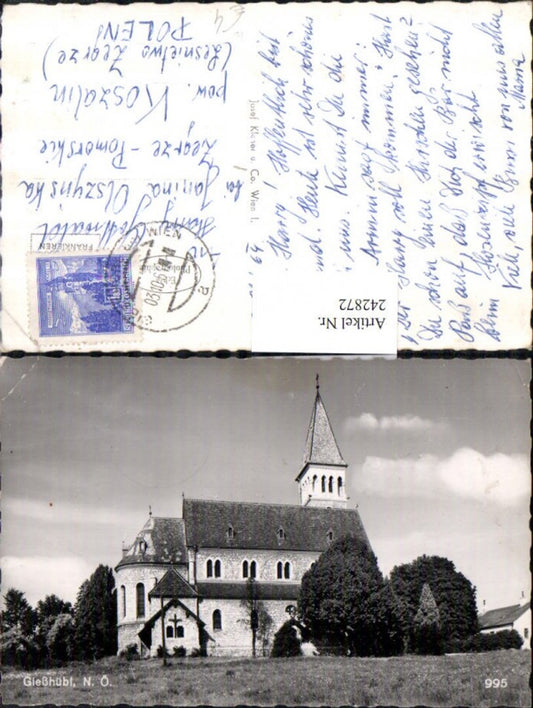 242872,Gießhübl Kirche b. Mödling