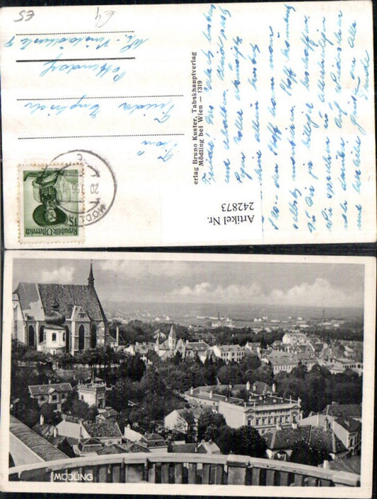 242873,Mödling Totale Kirche