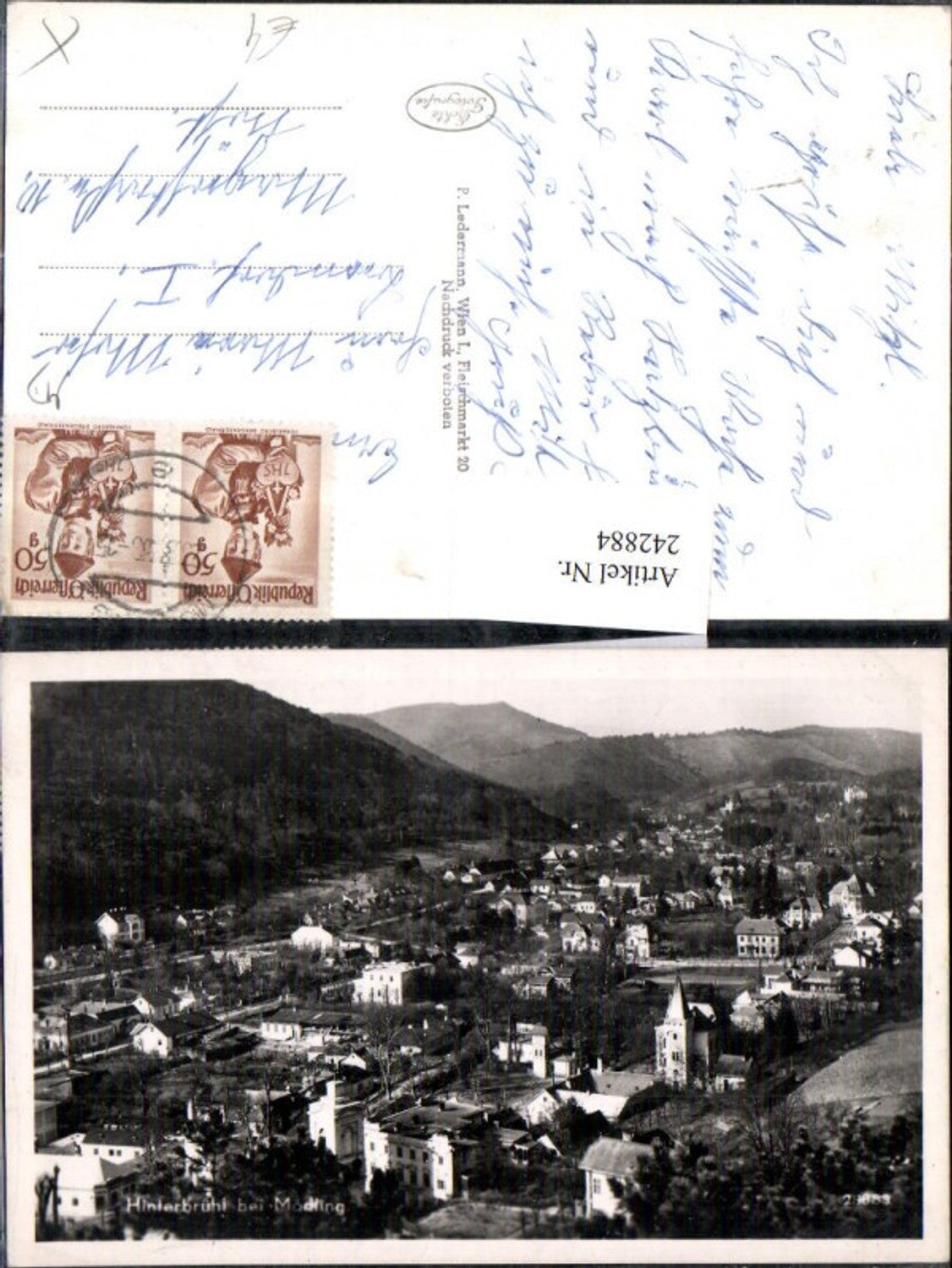 242884,Hinterbrühl b. Mödling Totale