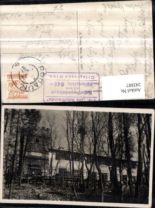 242887,Naturfreundehaus auf d. Höllenstein b. Kaltenleutgeben