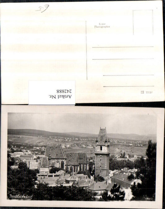 242888,Perchtoldsdorf Totale Stadtturm Kirche