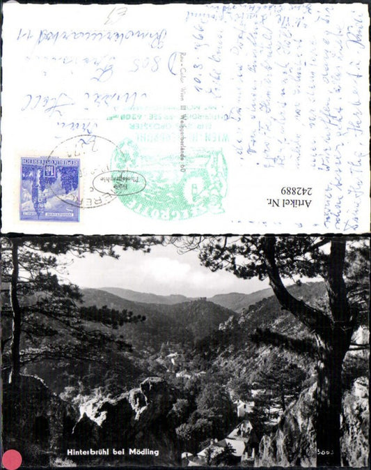 242889,Hinterbrühl b. Mödling Teilansicht