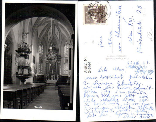 242964,Türnitz Innenansicht d. Kirche