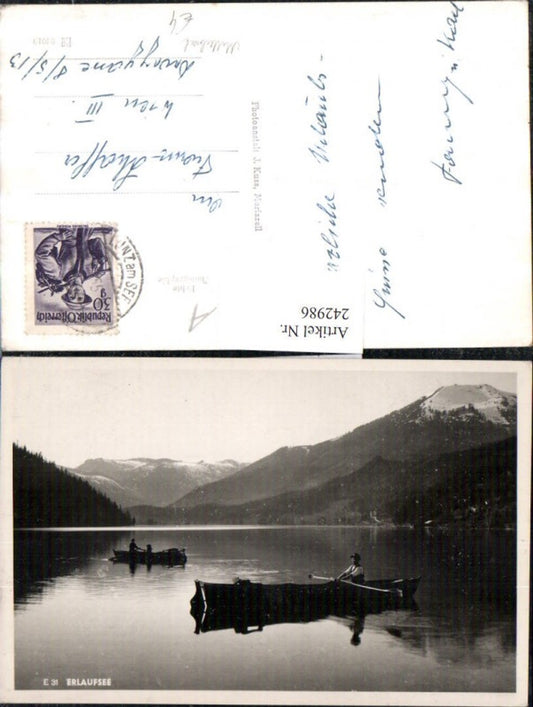 242986,Erlaufsee See b. Mitterbach Ruderboote
