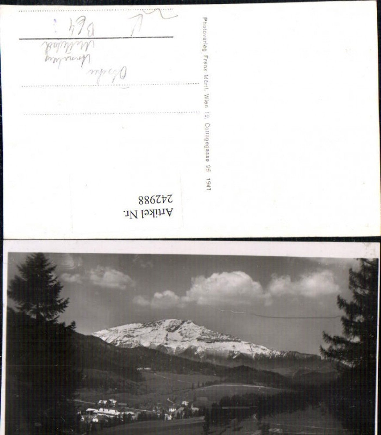 242988,Mitterbach Teilansicht m. Ötscher