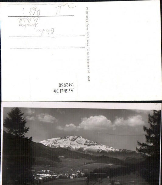 242988,Mitterbach Teilansicht m. Ötscher