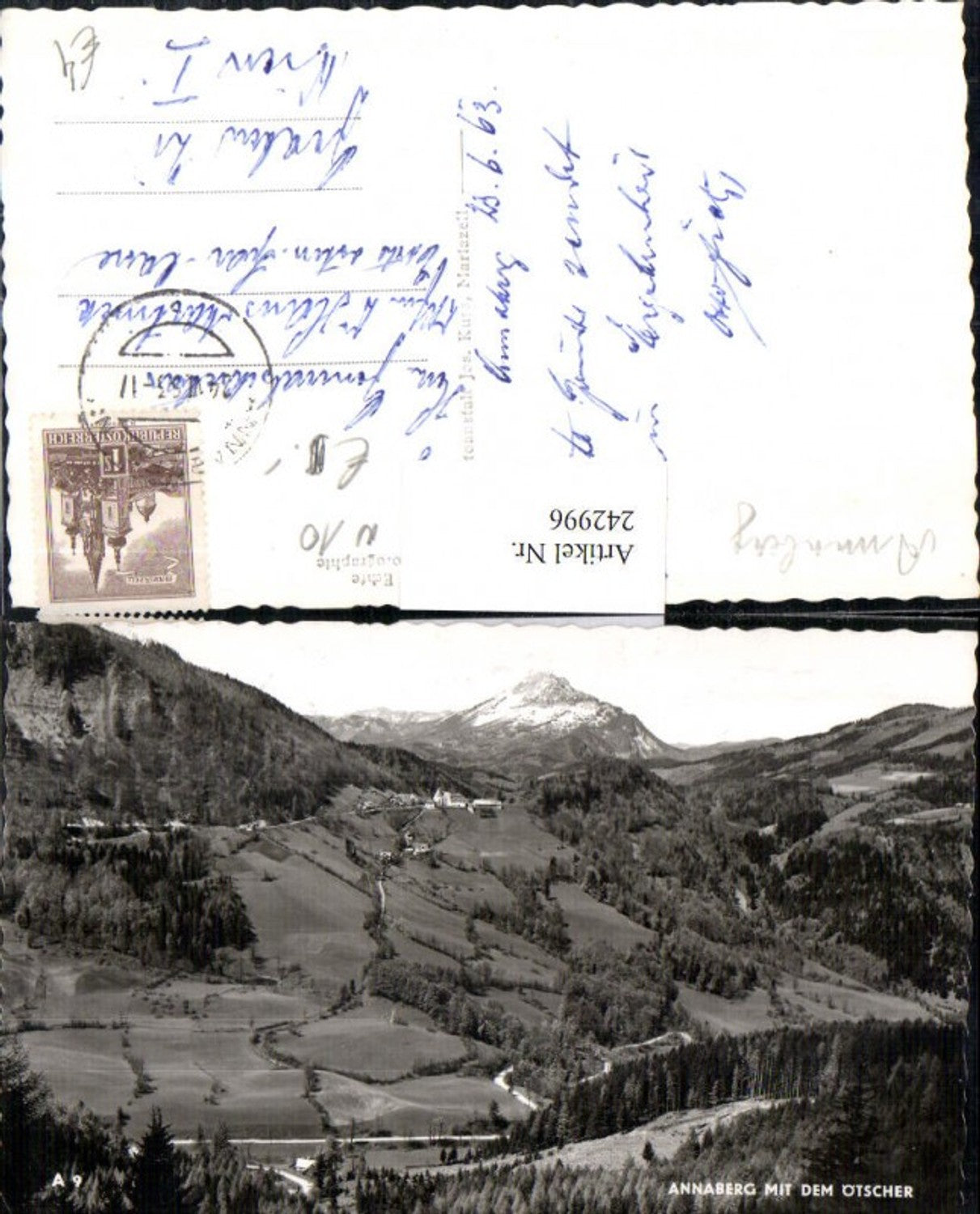 242996,Annaberg Totale m. d. Ötscher