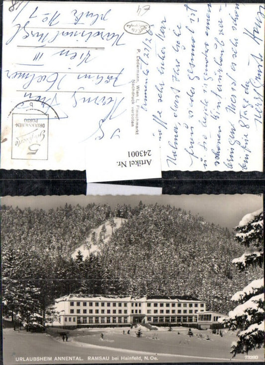243001,Ramsau b. Hainfeld Urlaubsheim Annental Winterbild