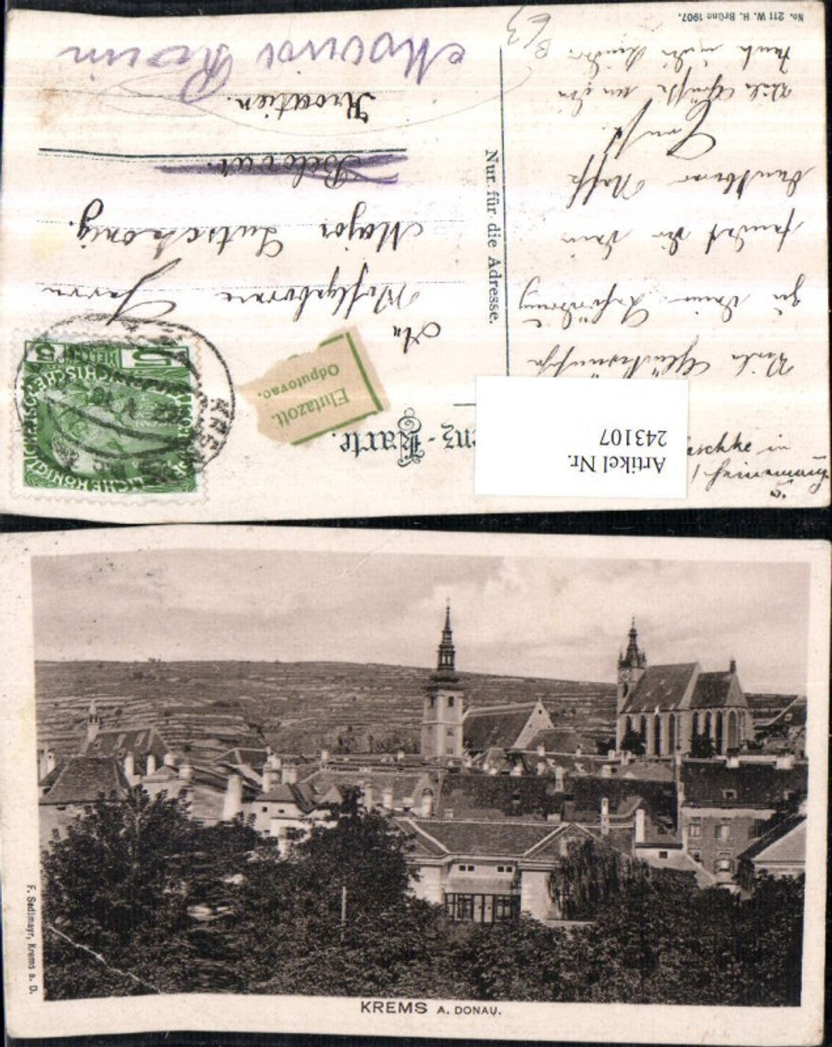 243107,Krems an d. Donau Teilansicht