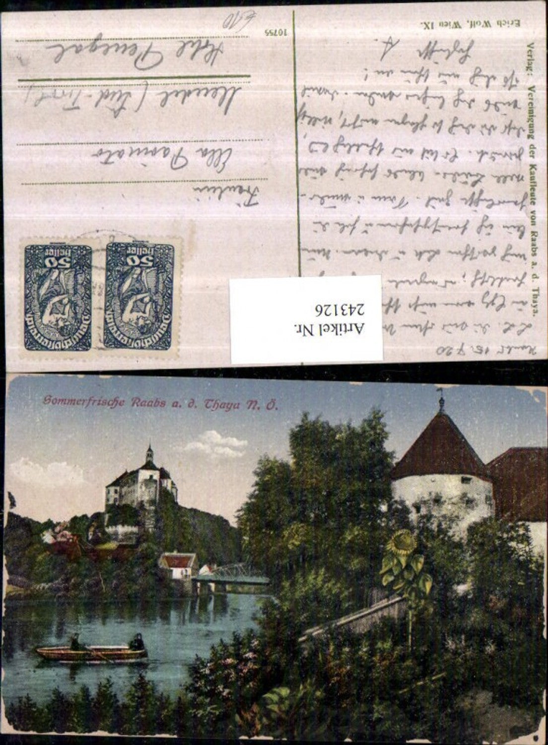 243126,Raabs an d. Thaya Ansicht Schloss