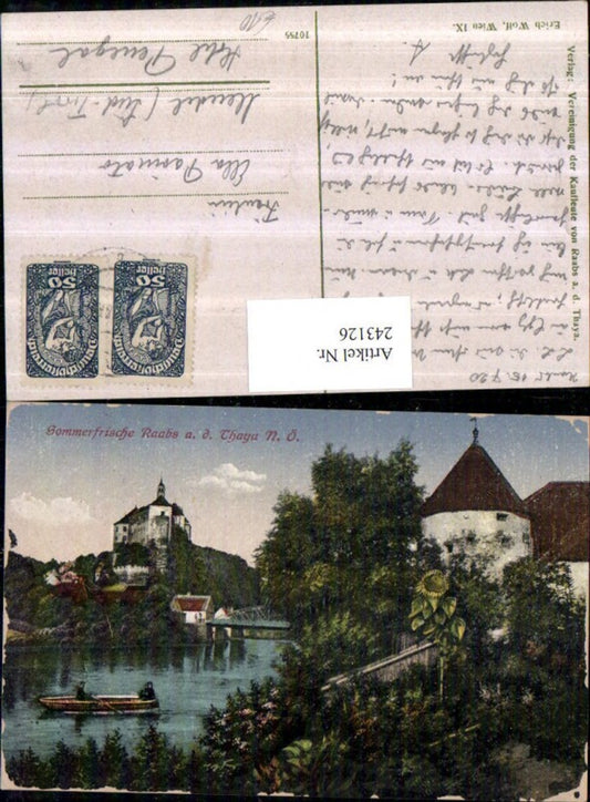 243126,Raabs an d. Thaya Ansicht Schloss