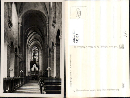 243137,Stift Heiligenkreuz Innenansicht d. Kirche