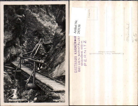 243138,Steinwandklamm Klamm Partie b. Weißenbach an d. Triesting